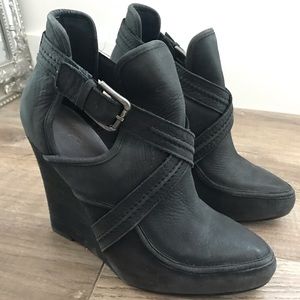 Joie wedge booties
